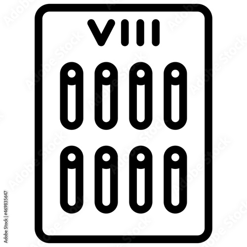 eight of wands  icon