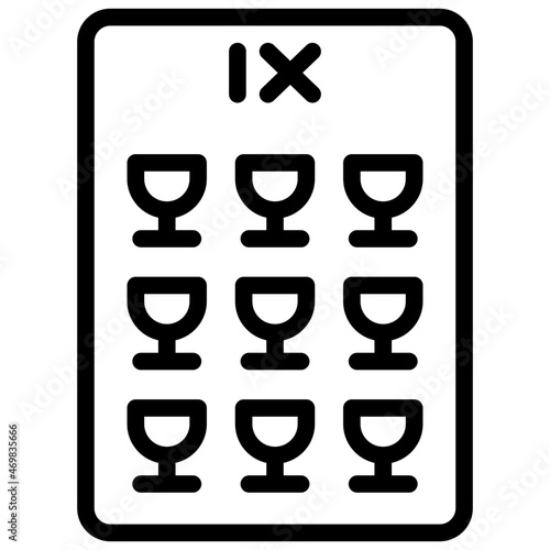 nine of cups  icon