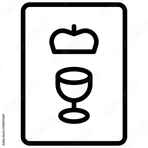 page of cups  icon