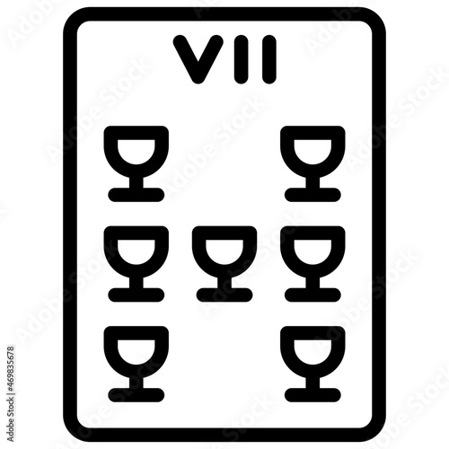 seven of cups  icon