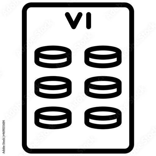 six of pentacles  icon
