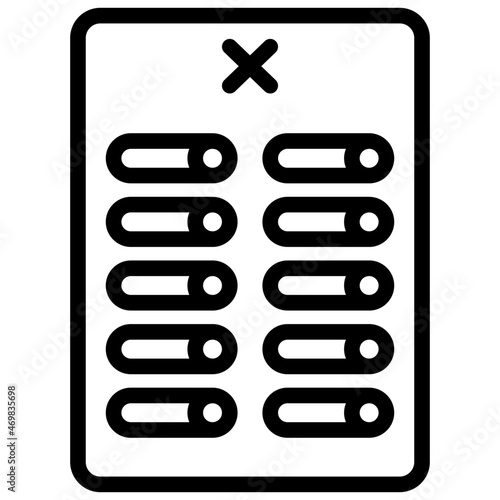 ten of wands outline icon