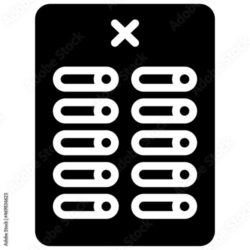 ten of wands solid icon