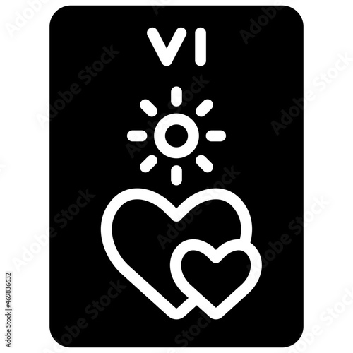 the lover glyph icon