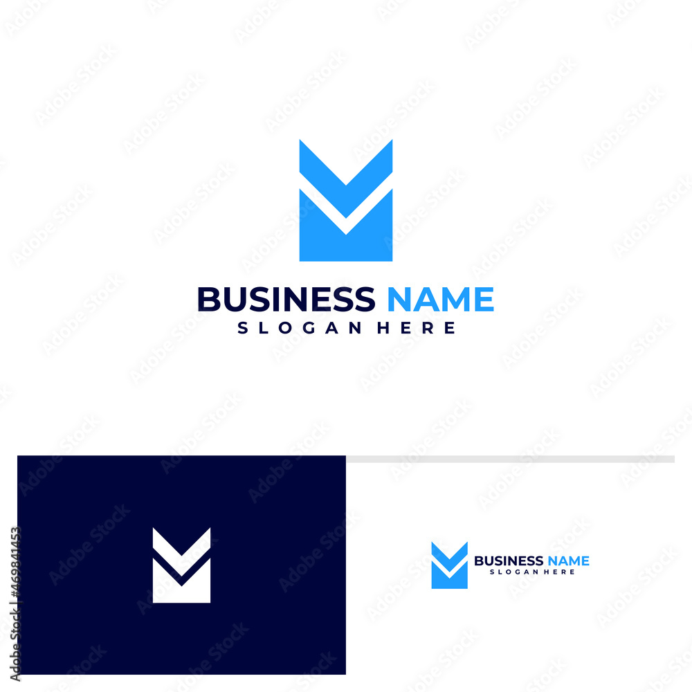 Initial V M logo vector template, Creative Letter M V logo design concepts Initial V M logo vector template, Creative Letter M V logo design concepts