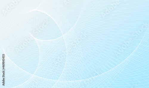 Wave line of flowing particles abstract vector background. Abstract wave curved lines graphic on light blue background. 3d shape lines blended mesh. Futuristic tech background. Vector EPS10