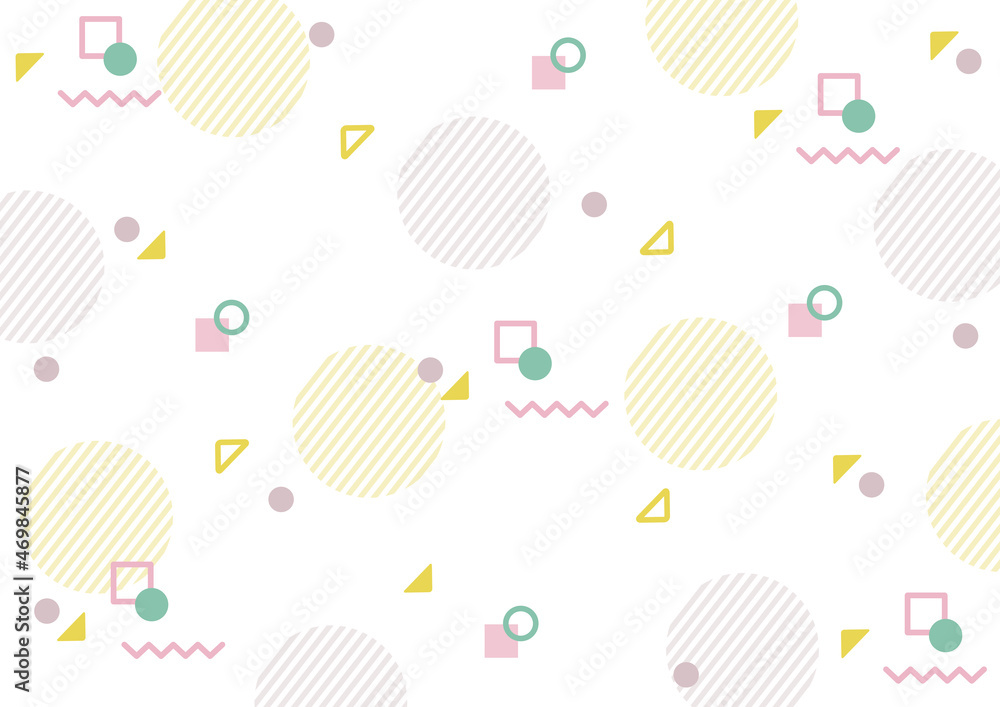 幾何学模様のモダンな背景 カラフル Geometric Pattern Background Colorful Stock Vector Adobe Stock