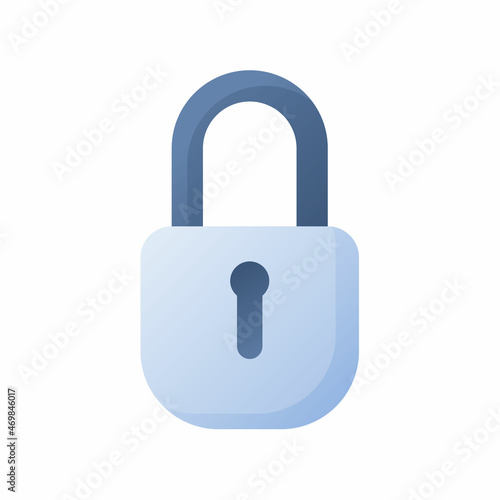 padlock security single isolated icon with smooth style