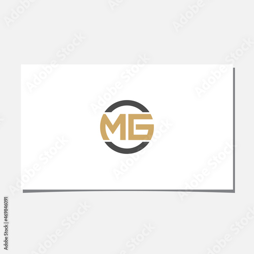 MG LETTER LOGO DESIGN VECTOR