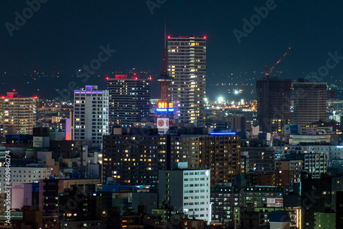 札幌中心街の夜景