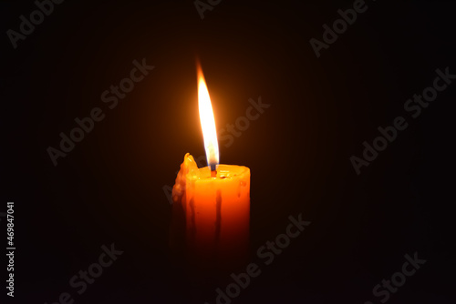 Candle in the dark
