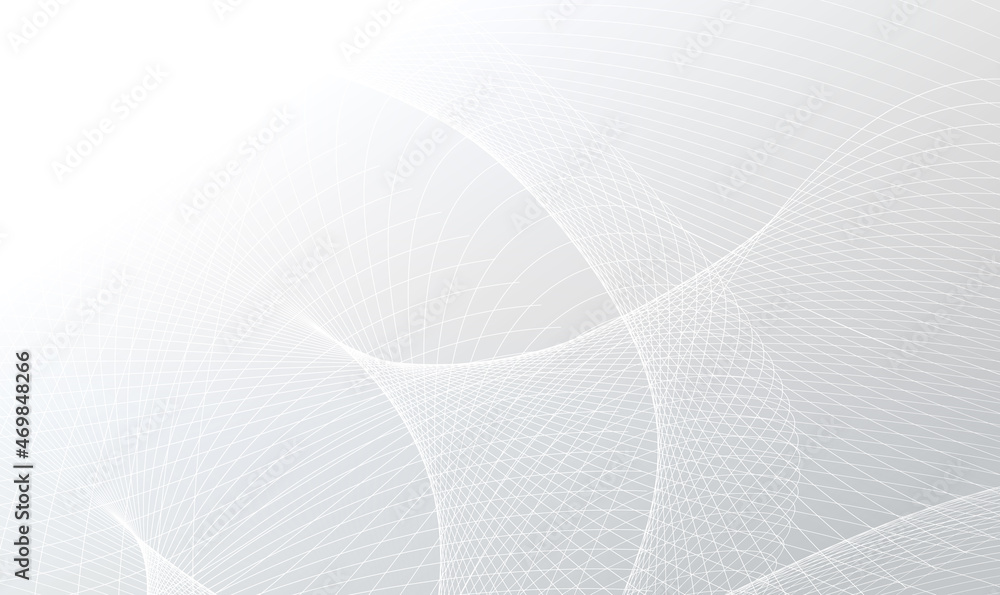 Gray and white abstract background with flowing particles. Wave line of flowing particles abstract vector background. Digital future technology concept. Futuristic tech background. Vector EPS10. Gray and white abstract background with flowing particles. Wave line of flowing particles abstract vector background. Digital future technology concept. Futuristic tech background. Vector EPS10.