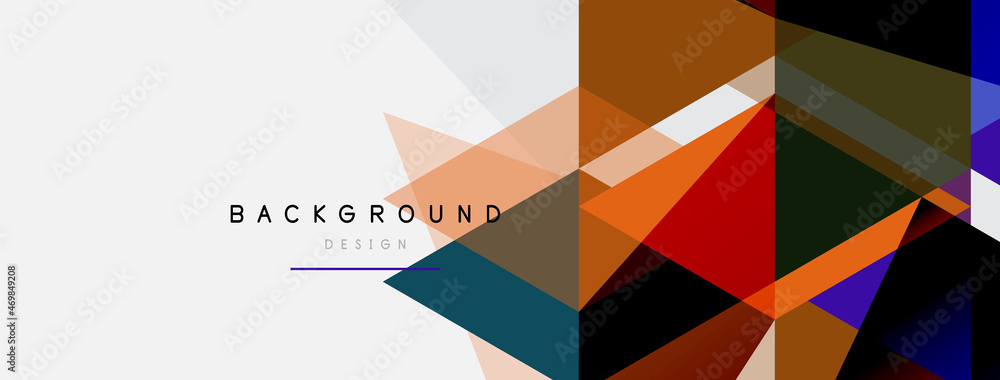 Mosaic triangles geometric background. Techno or business concept, pattern for wallpaper, banner, background, landing page Mosaic triangles geometric background. Techno or business concept, pattern for wallpaper, banner, background, landing page