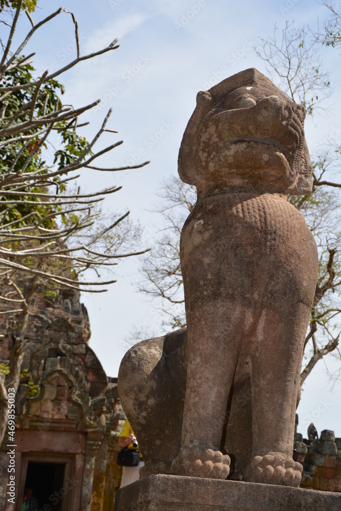 Archaeological site at Buriram in Thailand