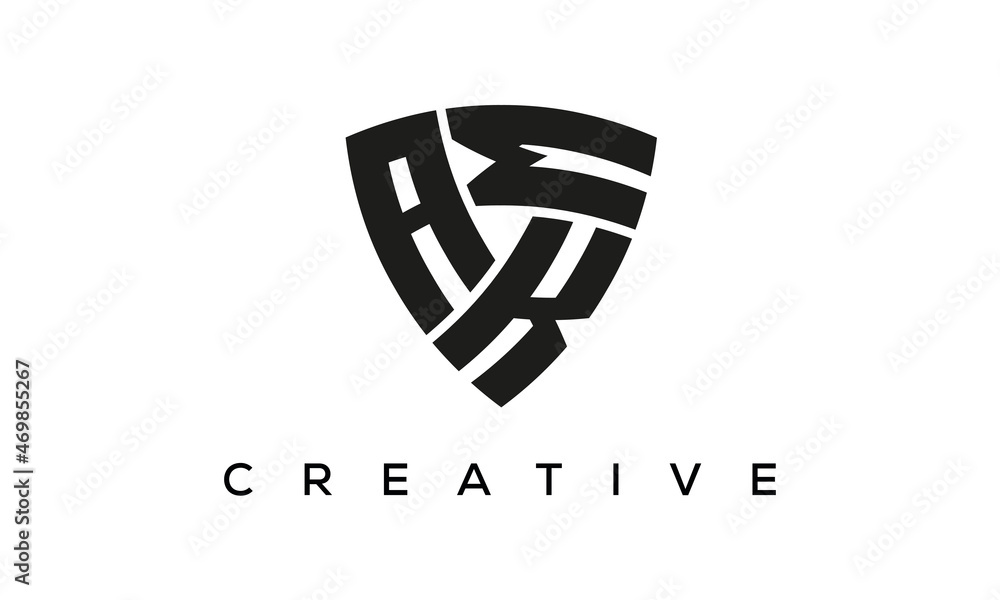 AKM letters logo, security Shield logo vector AKM letters logo, security Shield logo vector
