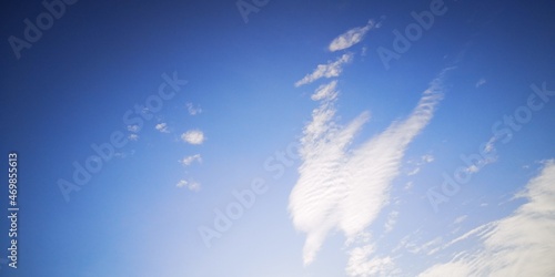 blue sky with clouds