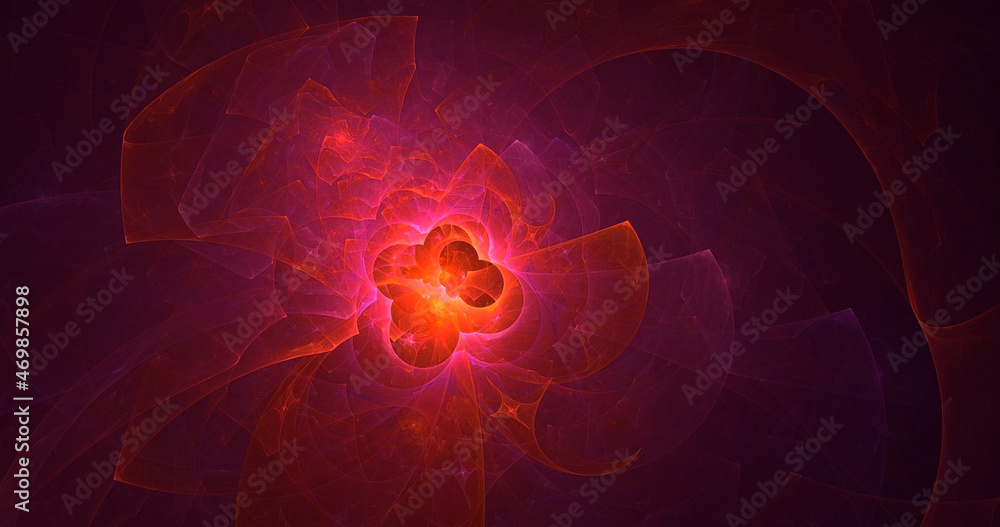 3D rendering abstract technology fractal background 3D rendering abstract technology fractal background
