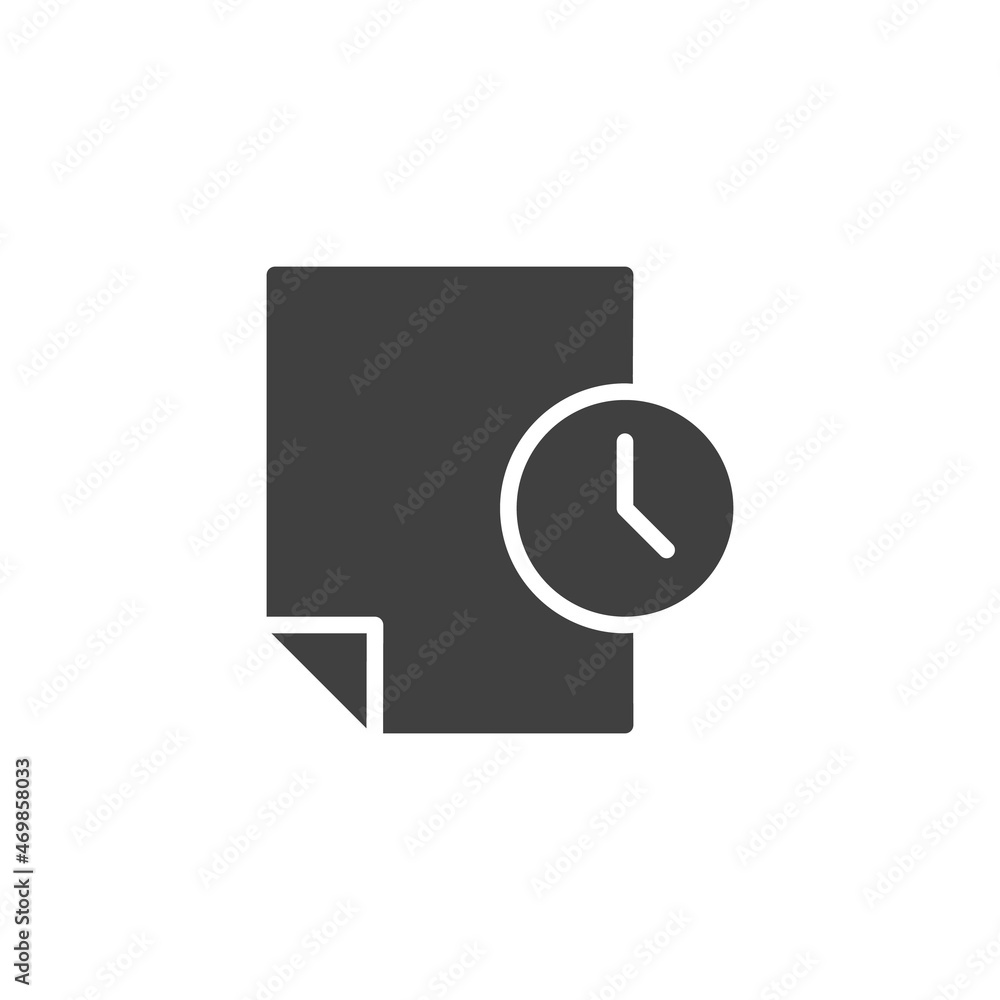 Profile history vector icon Profile history vector icon