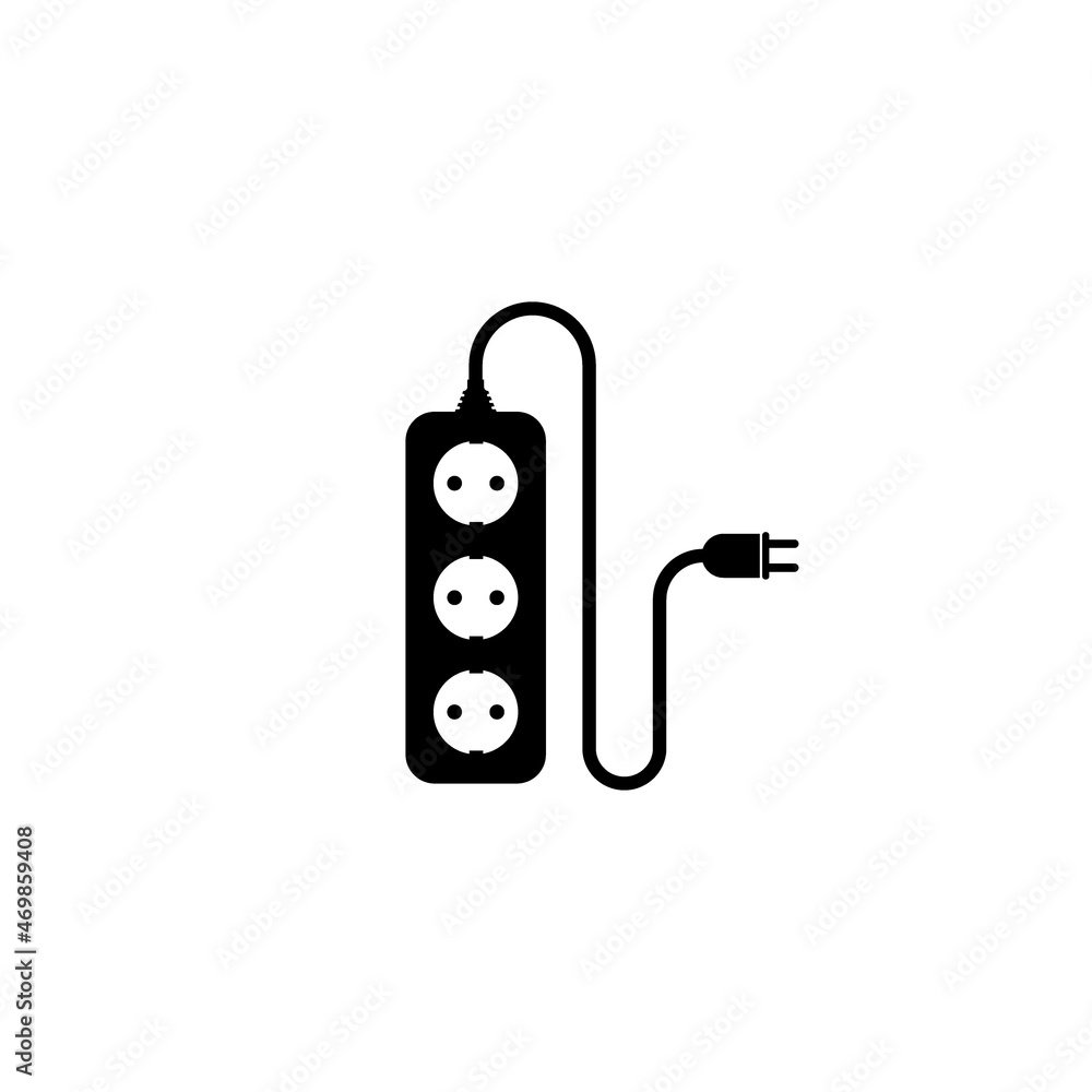 extension cord icon. extension cord icon.