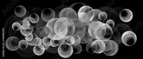Abstract close up circle space background. The retro design concept for decoration, wallpaper, backdrop, or presentation.