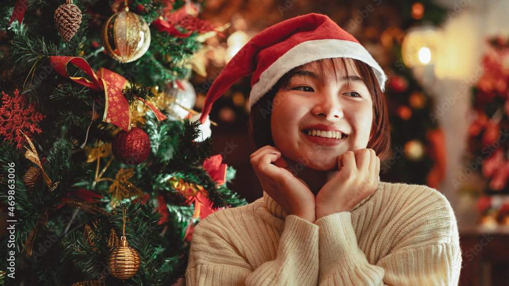 Fashion young beautiful woman in a white knited sweater celebrating Christmas Winter holiday mood spirit. Fashion young beautiful woman in a white knited sweater celebrating Christmas Winter holiday mood spirit.