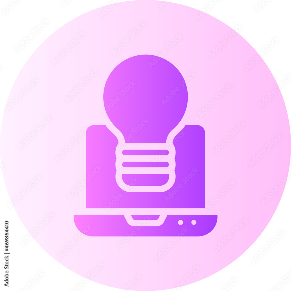 Creative gradient icon