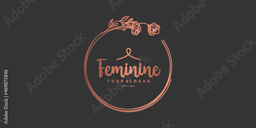feminine luxury logo reference