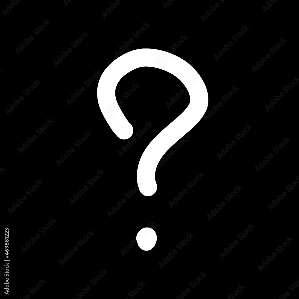 A drawn question mark. Question symbol. Hand-drawn interrogation icons or a sketch for questions. Illustration with doodles. A drawn question mark. Question symbol. Hand-drawn interrogation icons or a sketch for questions. Illustration with doodles.