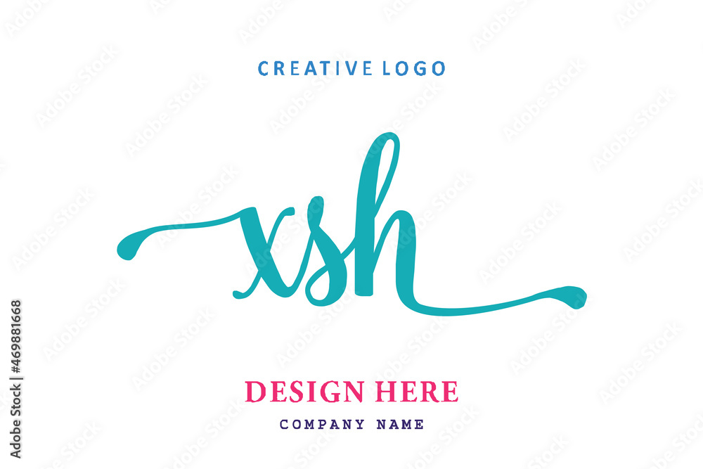 XSH lettering logo is simple, easy to understand and authoritative XSH lettering logo is simple, easy to understand and authoritative