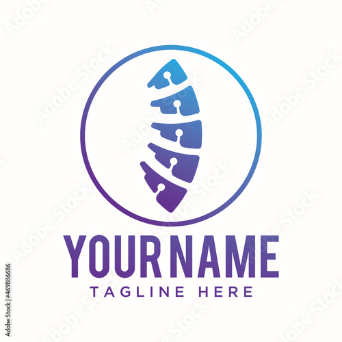 Backbone logo design. therapy logo design. 