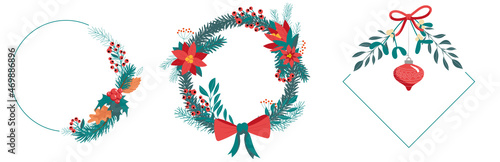 3 couronnes de noël