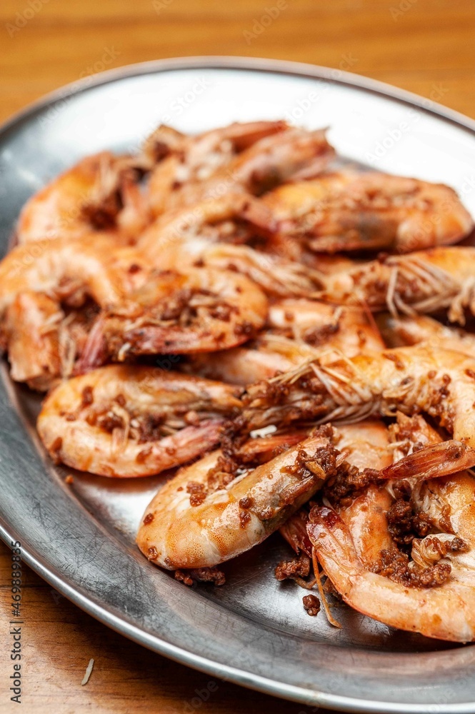 shrimp in garlic and oil