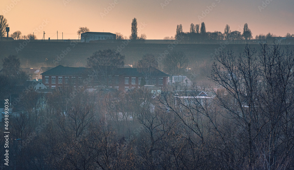 Fototapeta premium Autumn sunset