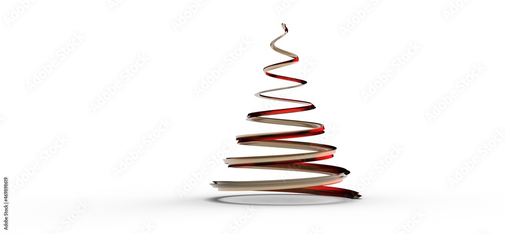 christmas card modern in 3d tree christmas card modern in 3d tree