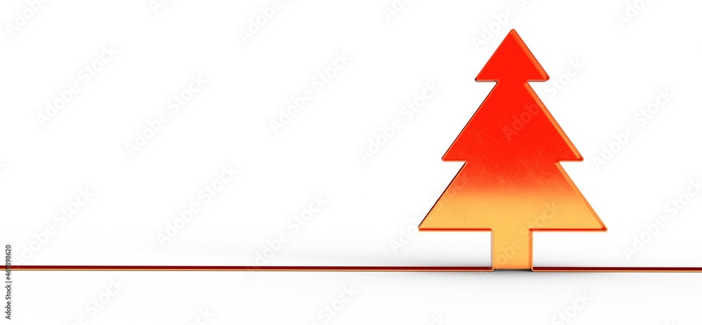 christmas card modern in 3d tree christmas card modern in 3d tree