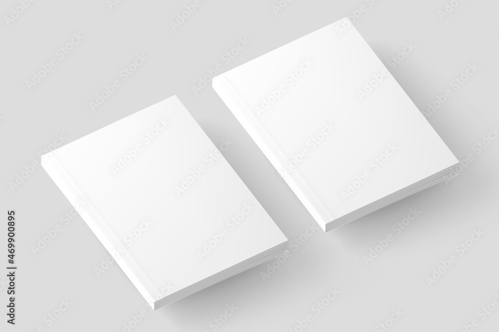 Softcover Book Cover White Blank Mockup Softcover Book Cover White Blank Mockup
