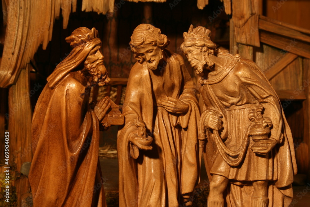 Fototapeta premium Weihnachtskrippe