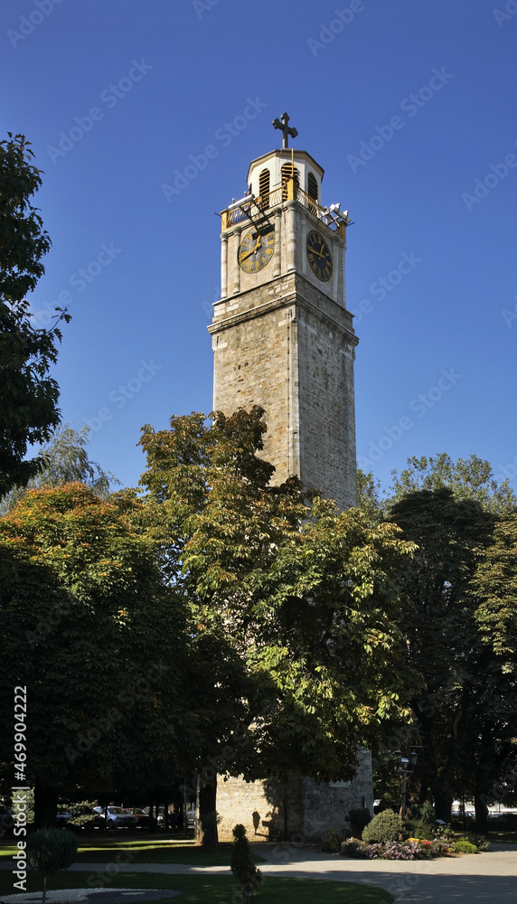 Clock tower in Bitola. Macedonia