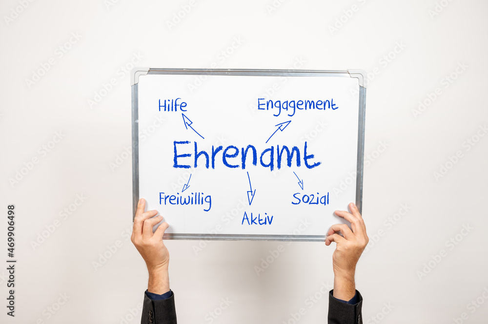 Eine Tafel zum Ehrenamt mit einigen Eigenschaften dazu Eine Tafel zum Ehrenamt mit einigen Eigenschaften dazu