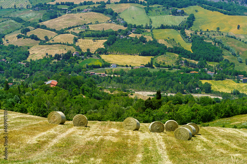 Rural landscape near Verucchio and San Marino, Emilia-Romagna photo