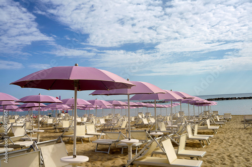 Fototapeta Naklejka Na Ścianę i Meble -  Beach of Pesaro at June