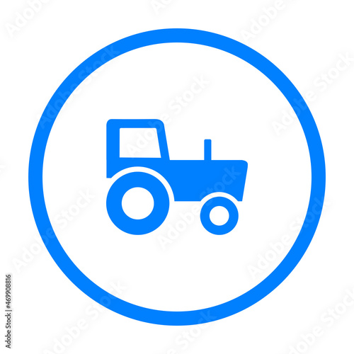 Traktor und Kreis