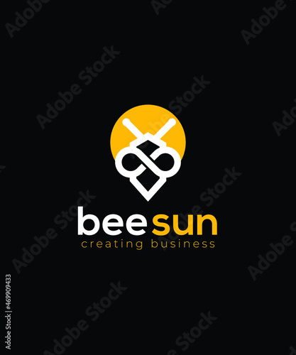 Free Download Bee Logo Design 2022 - GFXLoad