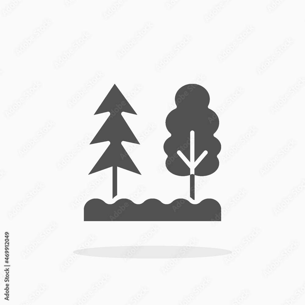 Forest icon. Vector illustration. Enjoy this icon for your project. Forest icon. Vector illustration. Enjoy this icon for your project.