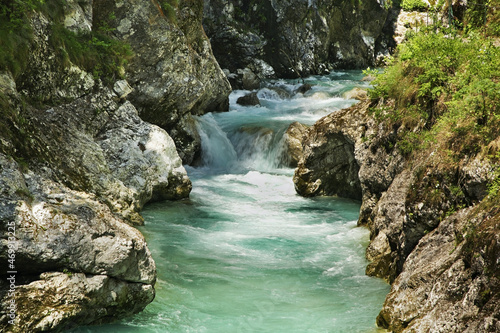 Tolminska Korita - Tolmin Gorge. Slovenia photo