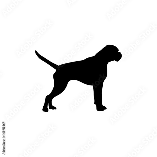 Dog silhouette. Breeds