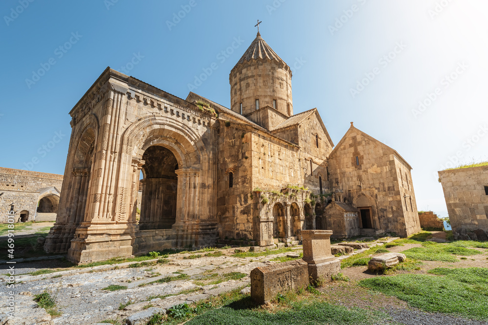 Majestic Tatev Monastery in Armenia is a famous place for worship and travel. Religion and the main attractions in Transcaucasia Majestic Tatev Monastery in Armenia is a famous place for worship and travel. Religion and the main attractions in Transcaucasia