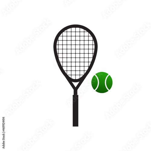 Tennis sport logo design vector template © Heybro