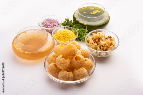 Panipuri or golkappa or fhuchka or gupchup