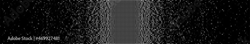 Machine recognizes and sorts data from chaos to order. Artificial intelligence.Big data.Smart system.